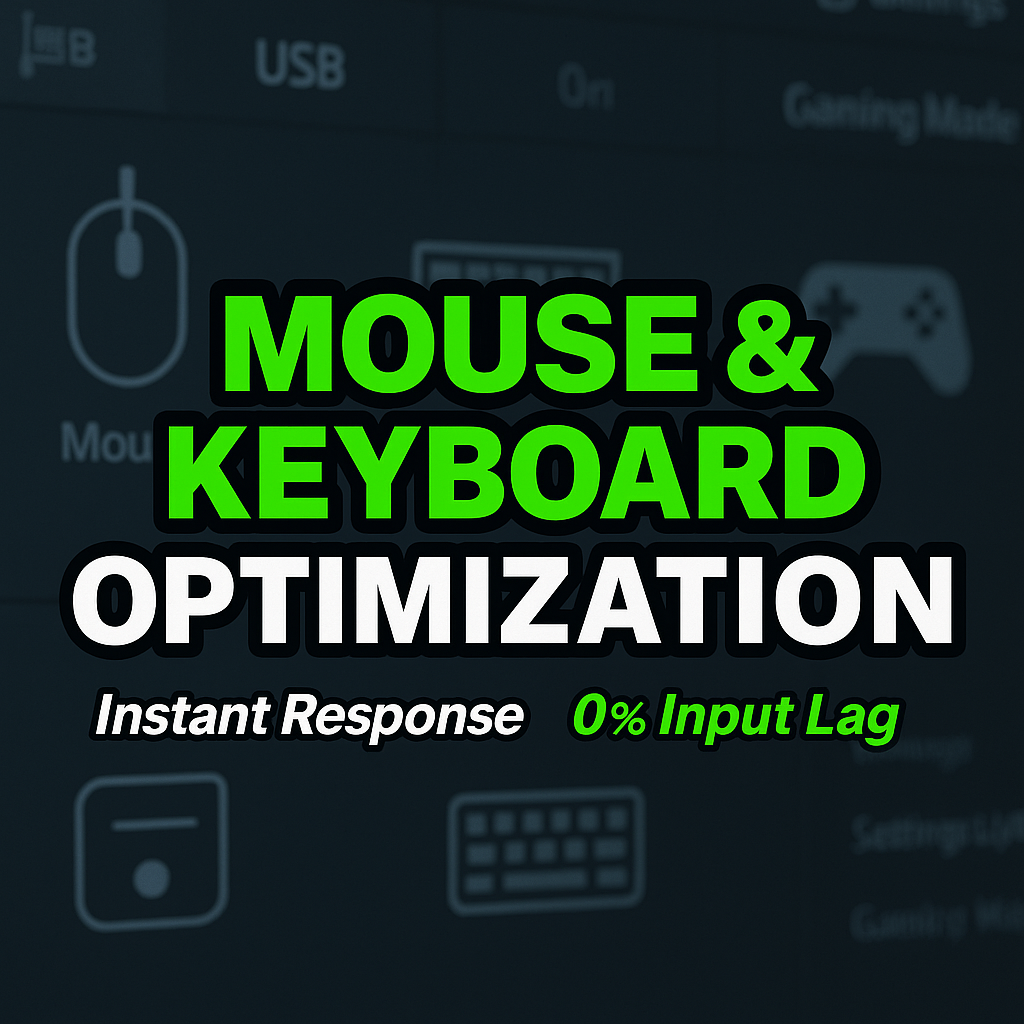 Maus & Keyboard Optimierung